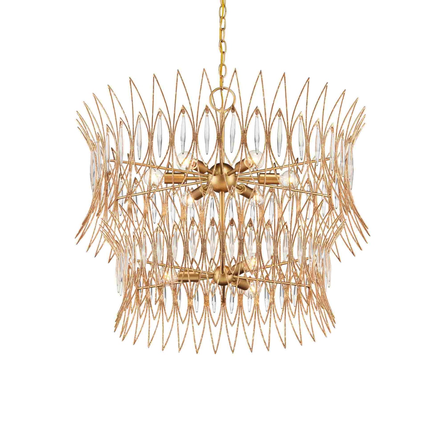 Marquise Two-Tier Chandelier in Detail.