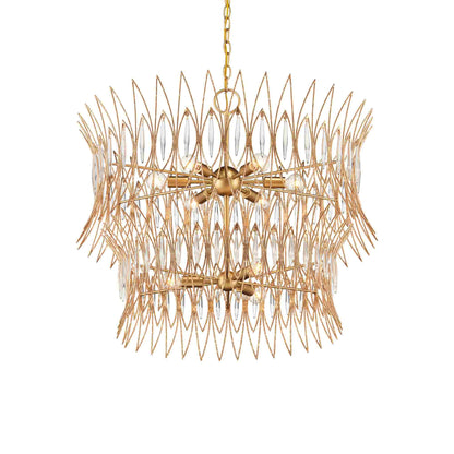 Marquise Two-Tier Chandelier in Detail.