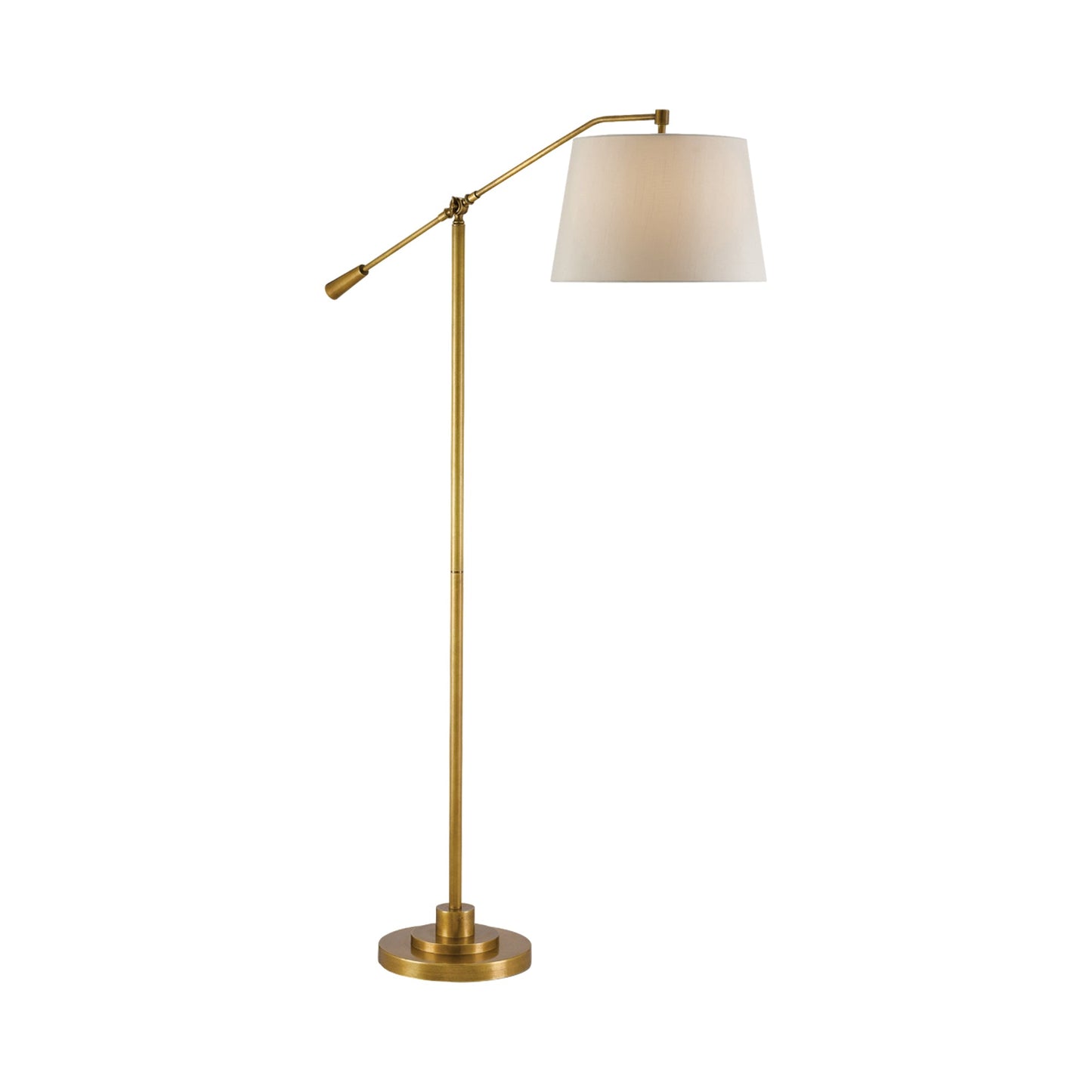 Maxstoke Floor Lamp in Antique Brass.