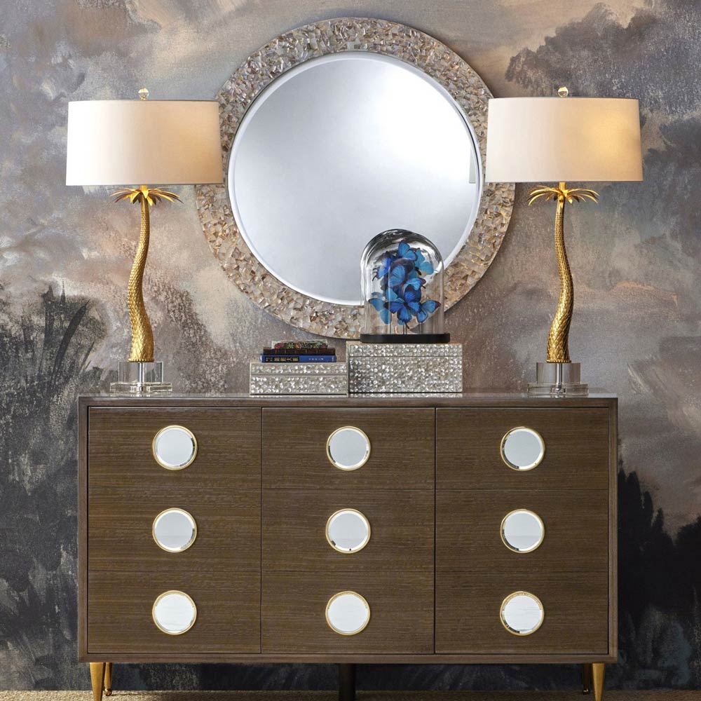 Mazari Table Lamp in living room.