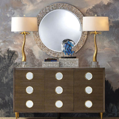 Mazari Table Lamp in living room.