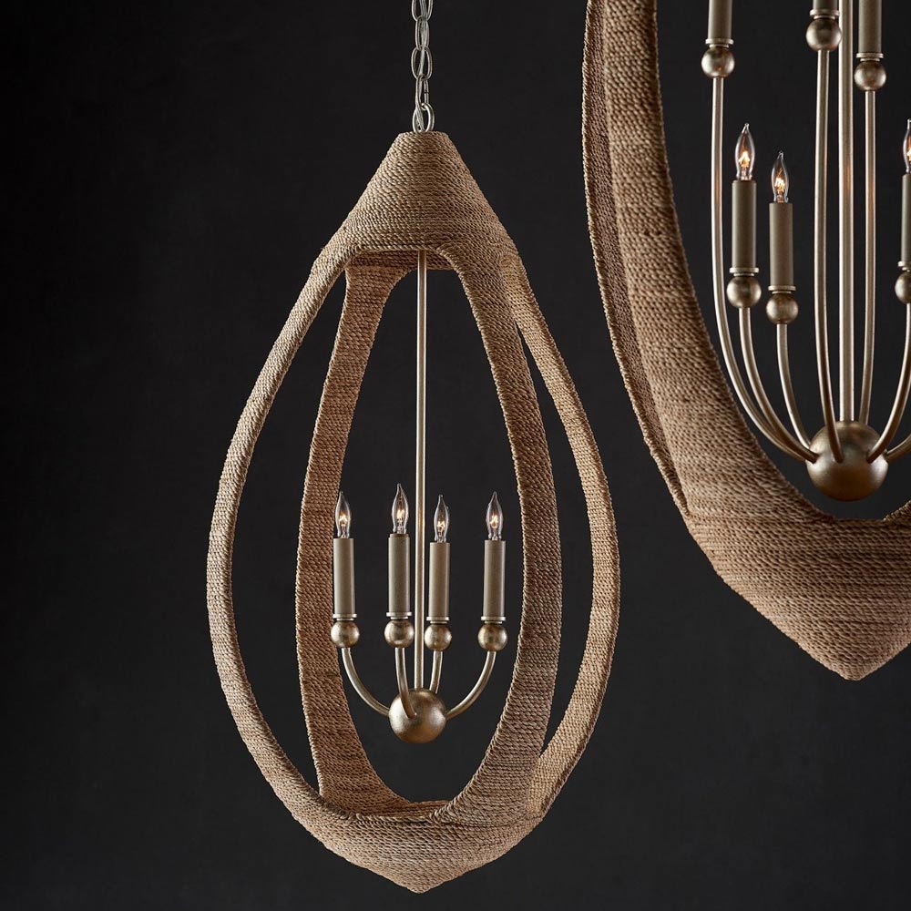 Menorca Chandelier in Detail.