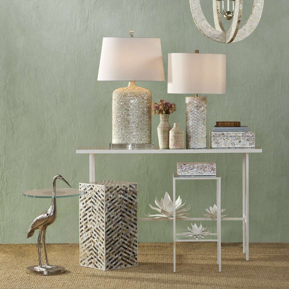 Meraki Table Lamp in living room.