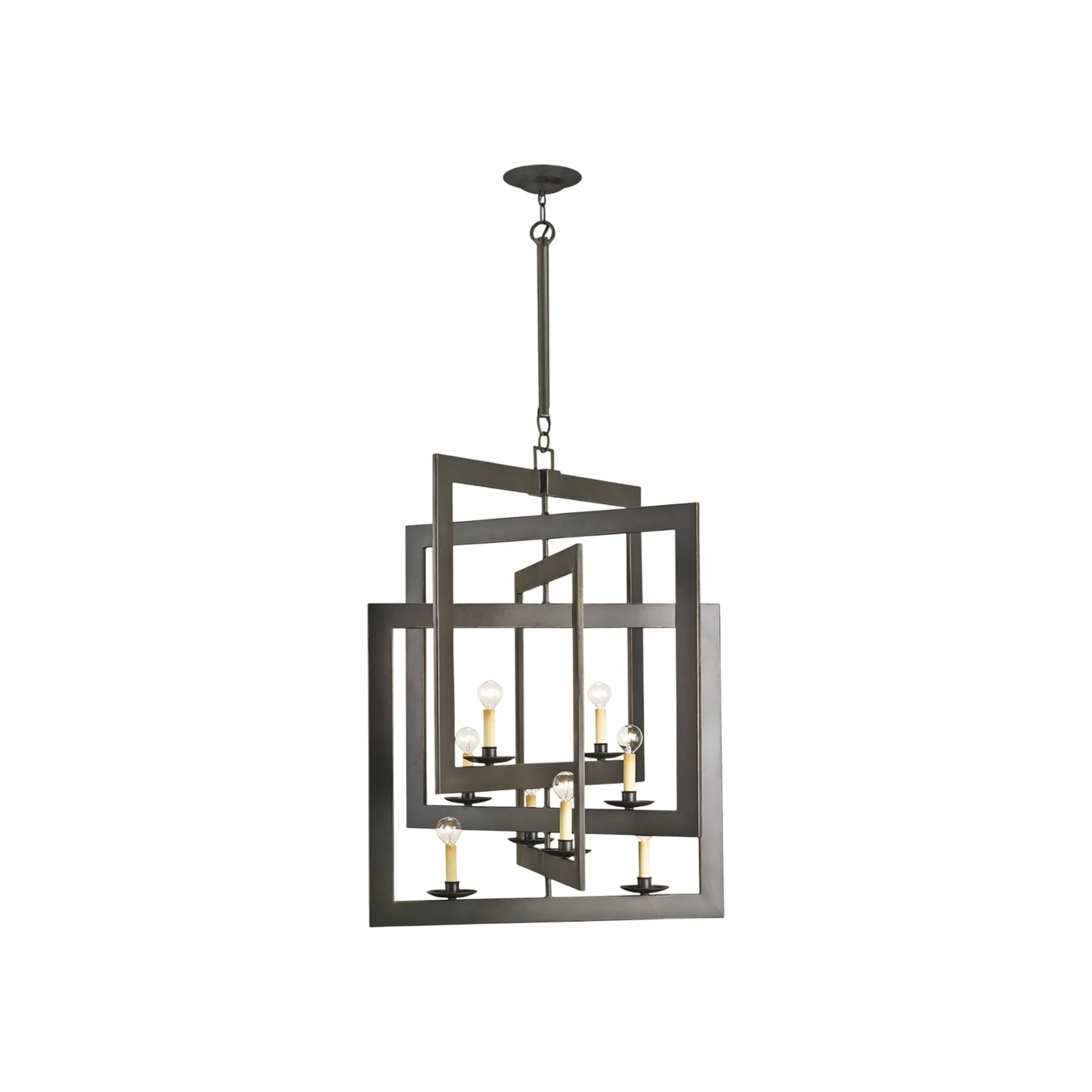 Middleton Chandelier in Bronze Gold (28-Inch).