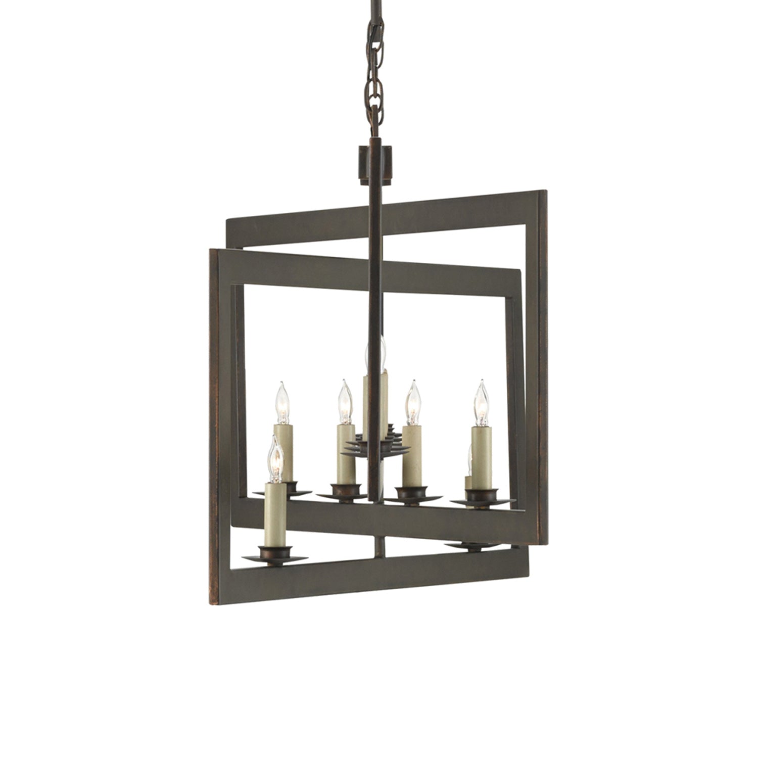 Middleton Rectangular Chandelier in Detail.