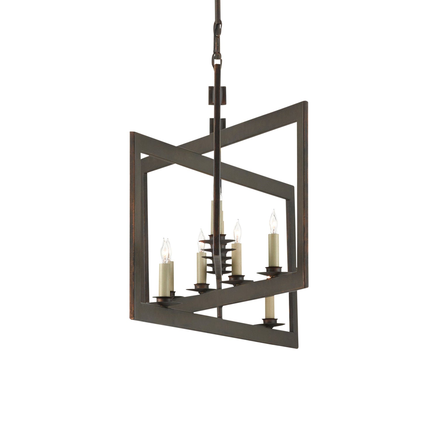 Middleton Rectangular Chandelier in Detail.