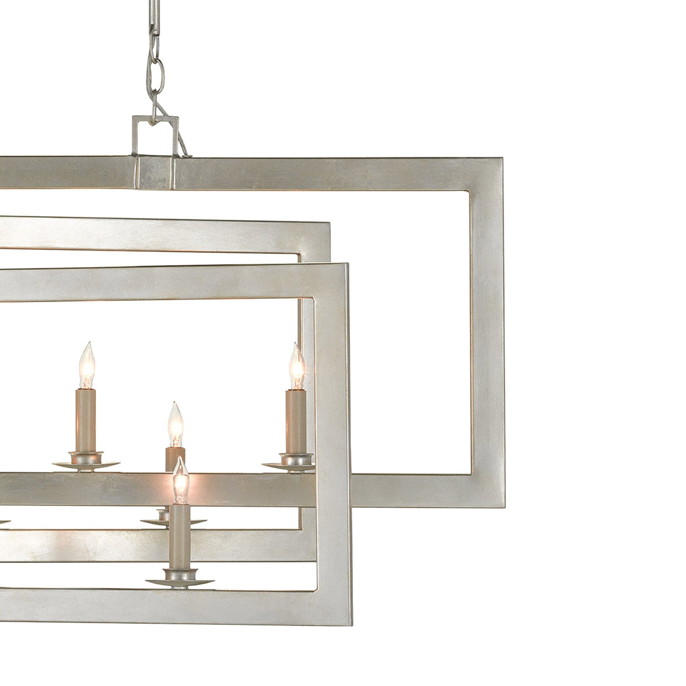 Middleton Rectangular Chandelier in Detail.