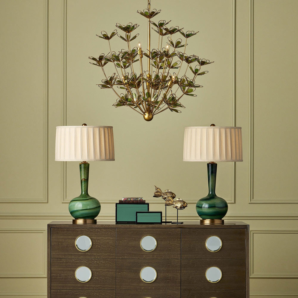 Midsummer Chandelier in living room.