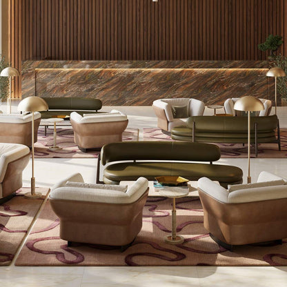 Miles Floor Lamp in entrance hall.