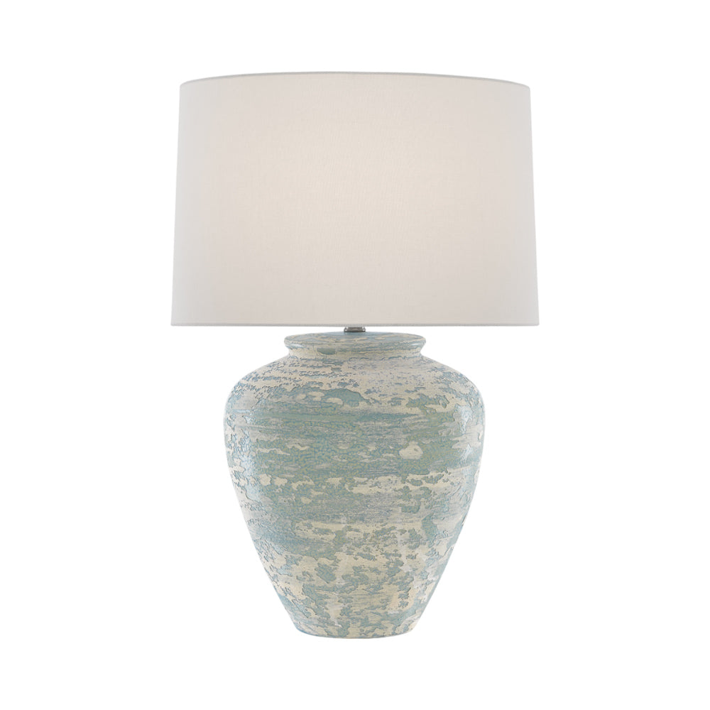 Mimi Table Lamp in Aqua.