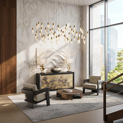 Mithra Table Lamp in living room.