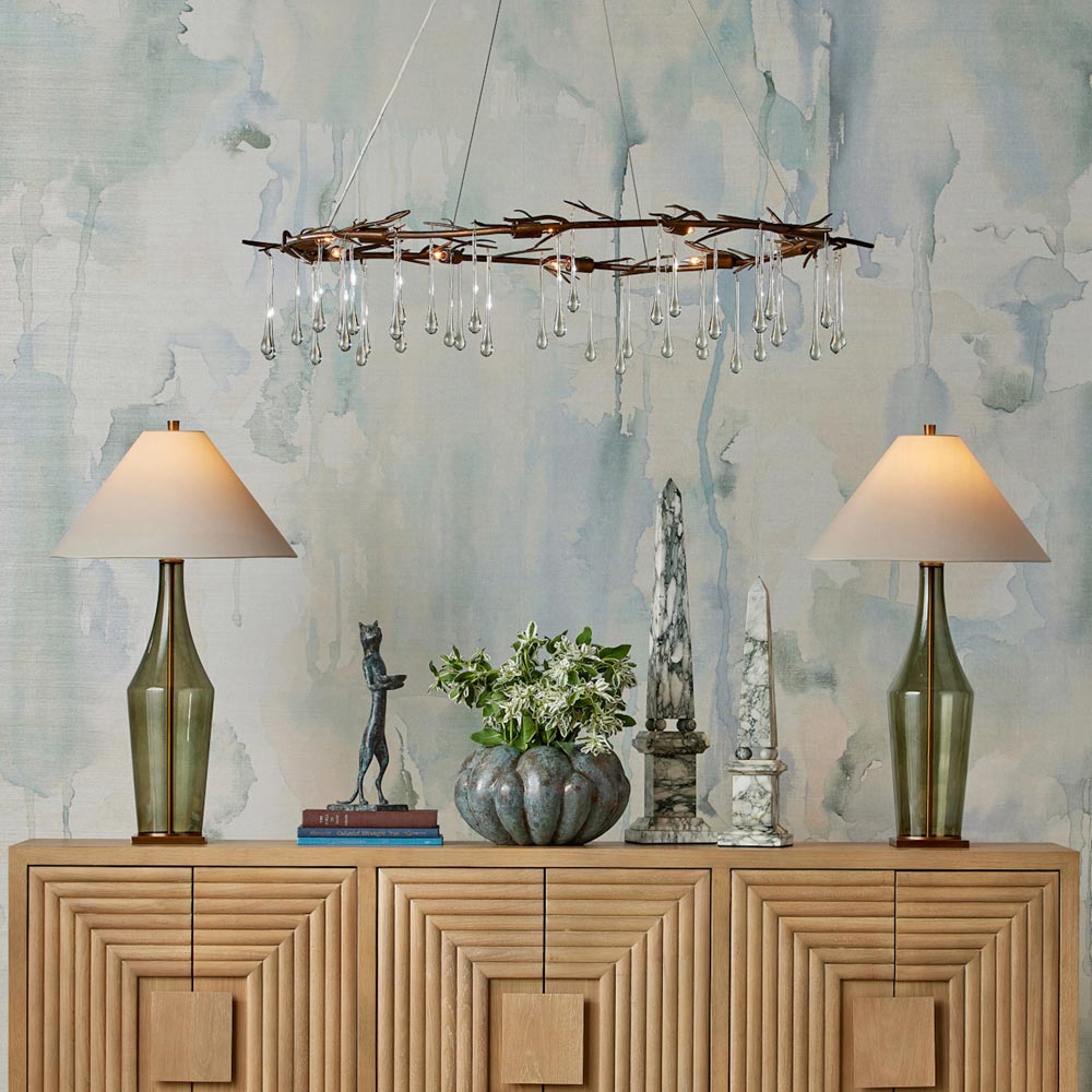 Morning Grove Chandelier in Detail.