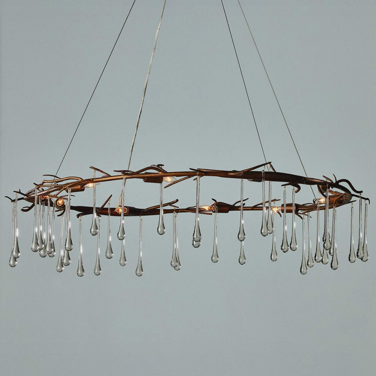 Morning Grove Chandelier in Detail.