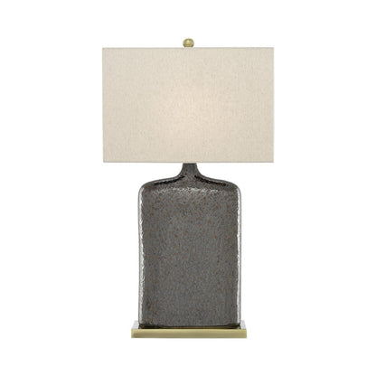 Musing Table Lamp in Rustic Metallic Bronze.