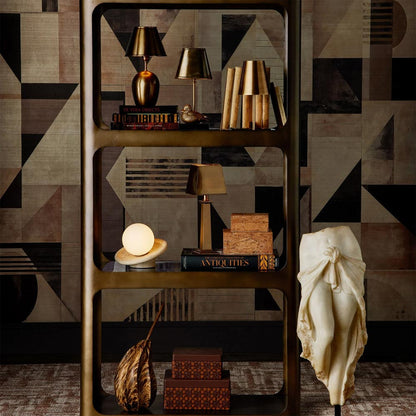 Navigation LED Rechargeable Table Lamp in living room.