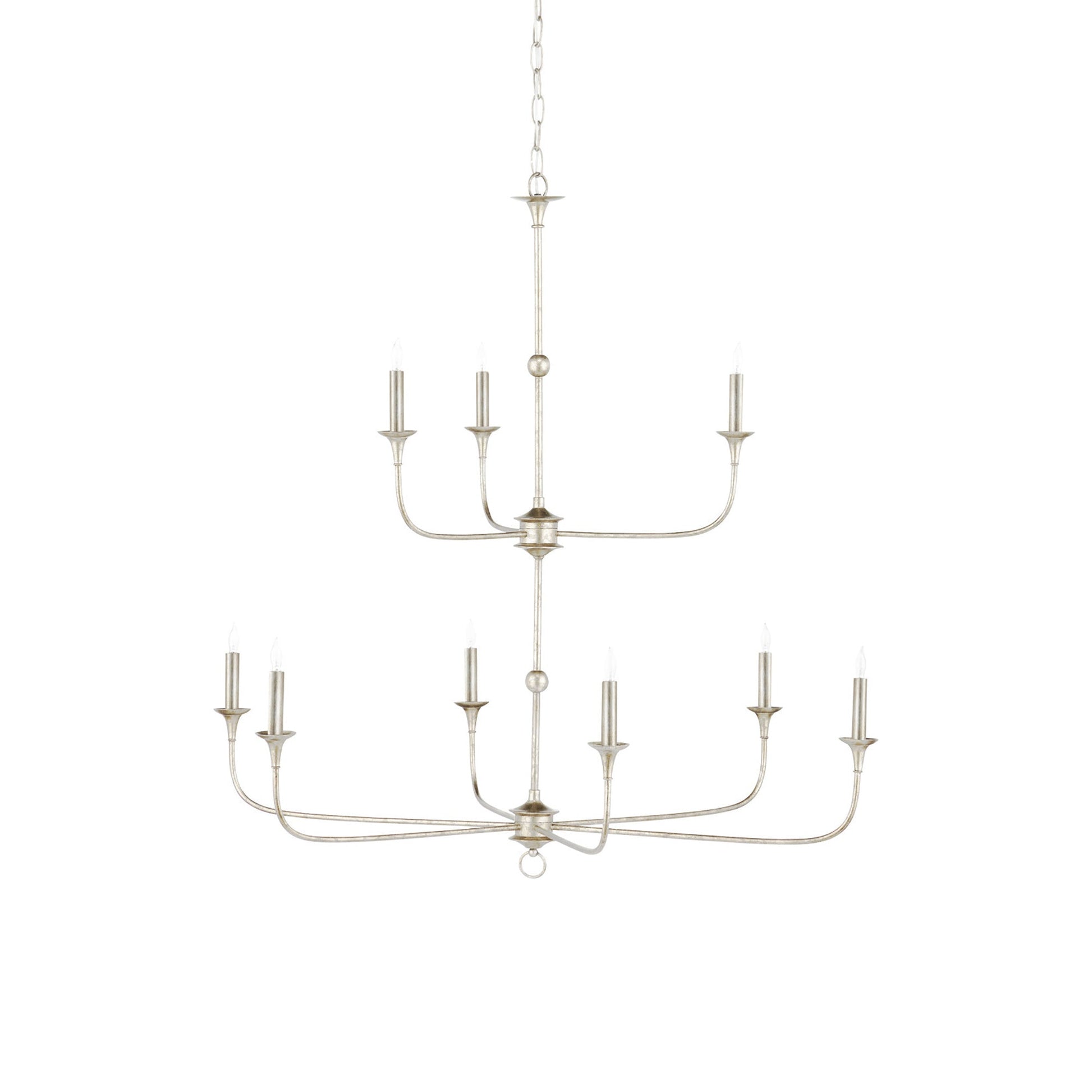 Nottaway Multi Light Chandelier in Champagne (2-Tier).