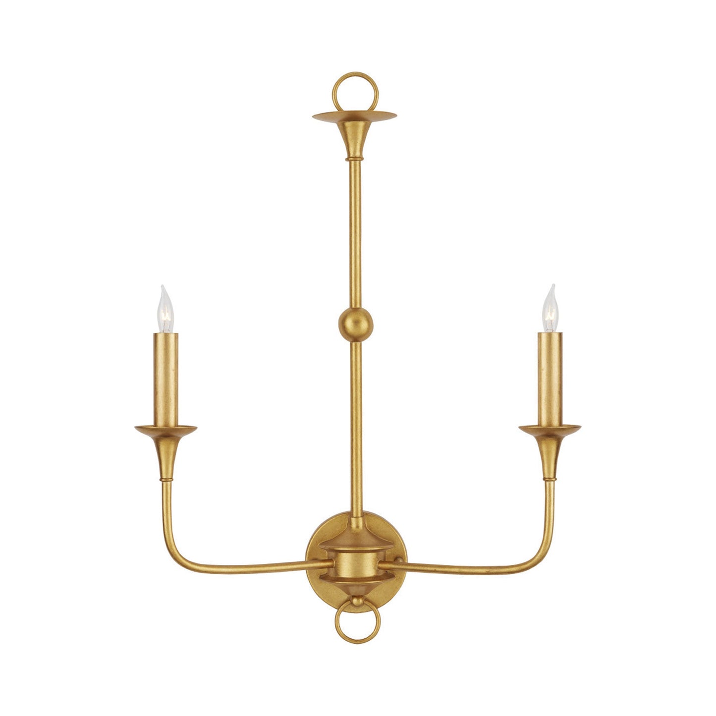 Nottaway Wall Light in Gold (2-Light).