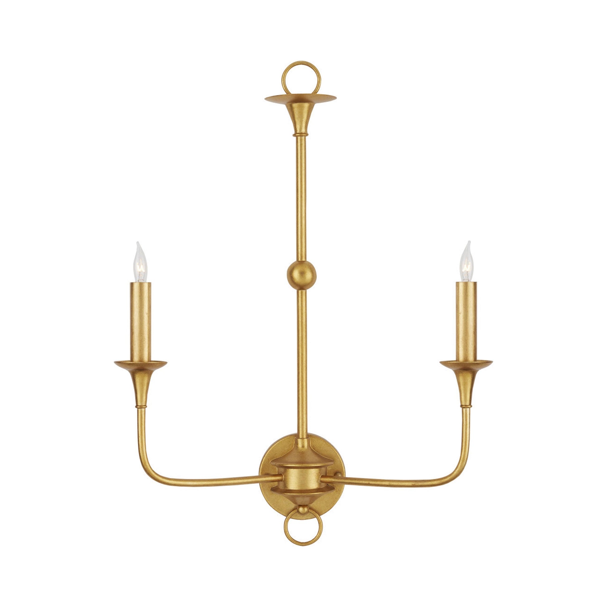 Nottaway Wall Light in Gold (2-Light).