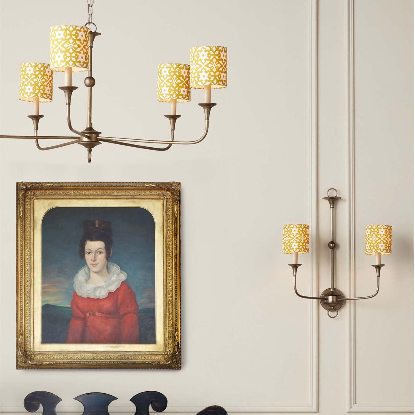 Nottaway Wall Light in living room.