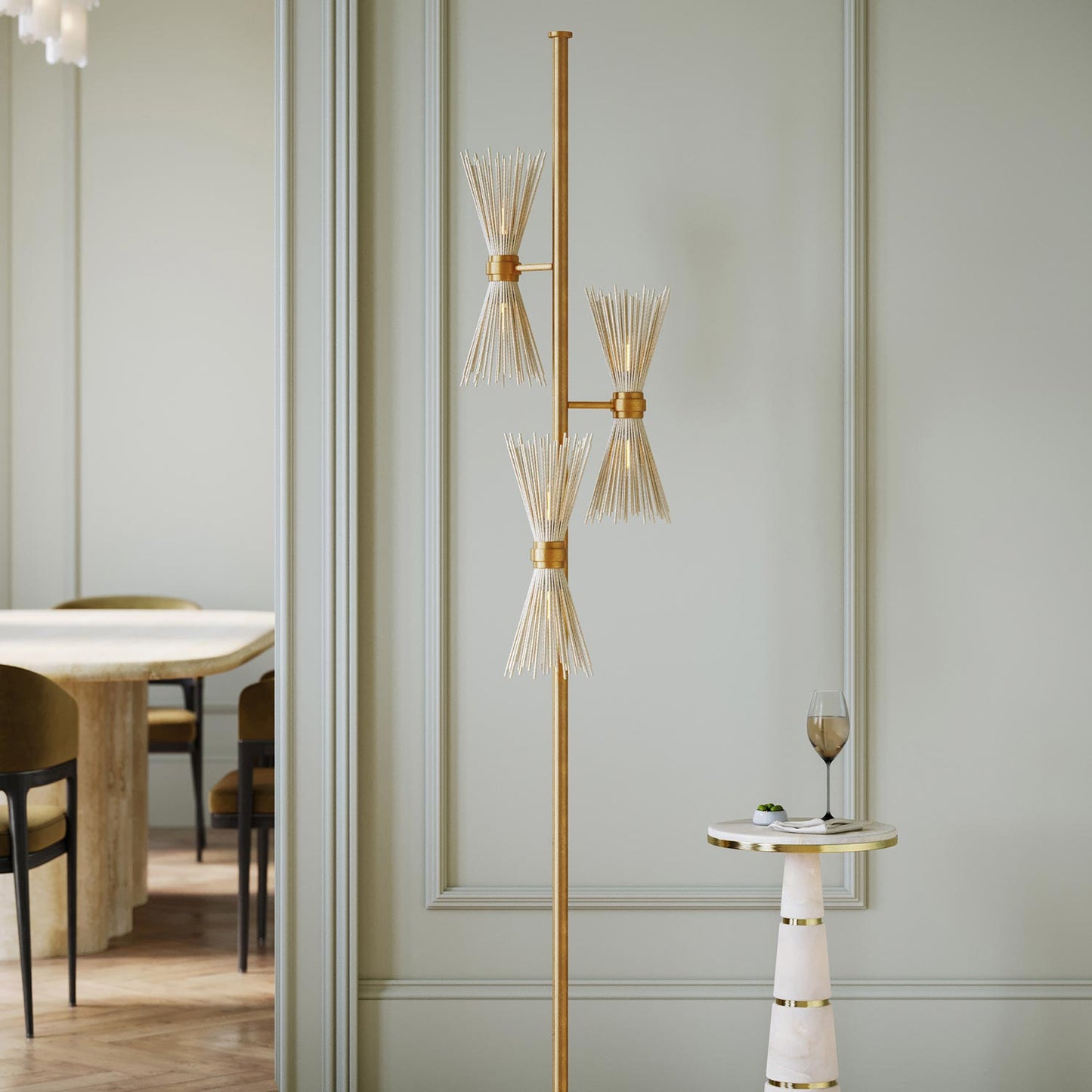 Novatude Floor Lamp in living room.