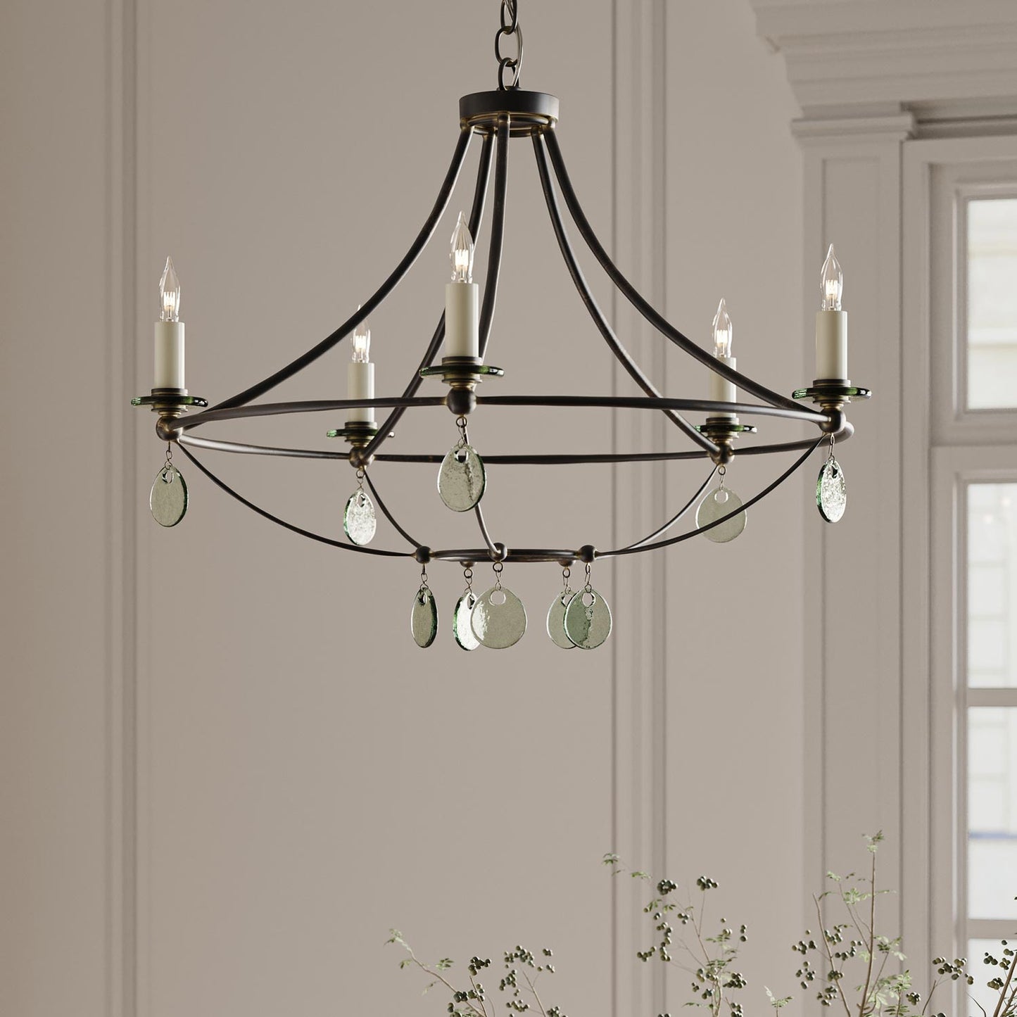 Novella Chandelier in Detail.