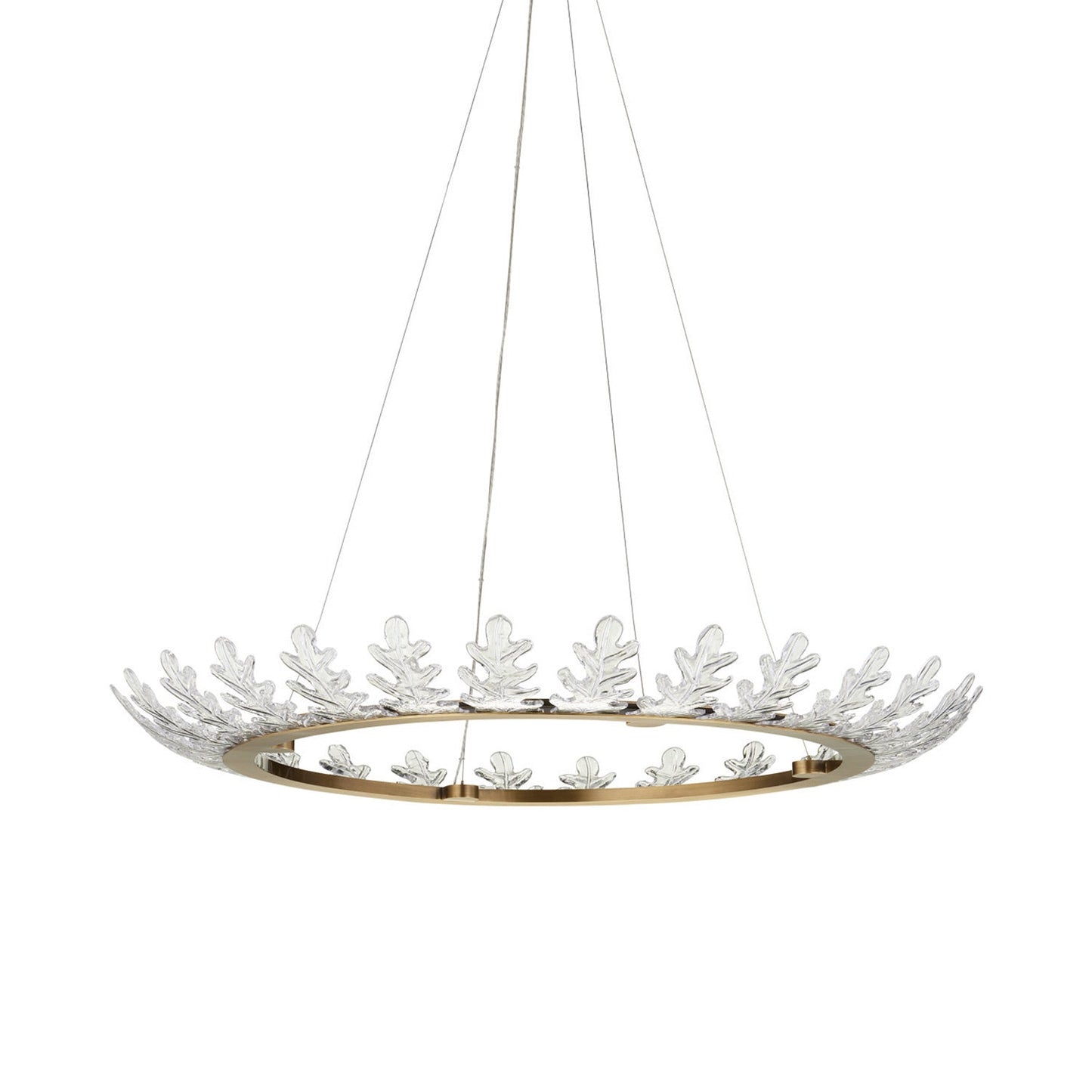 Oakwreath LED Chandelier in Detail.
