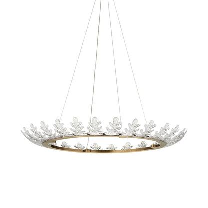 Oakwreath LED Chandelier in Detail.