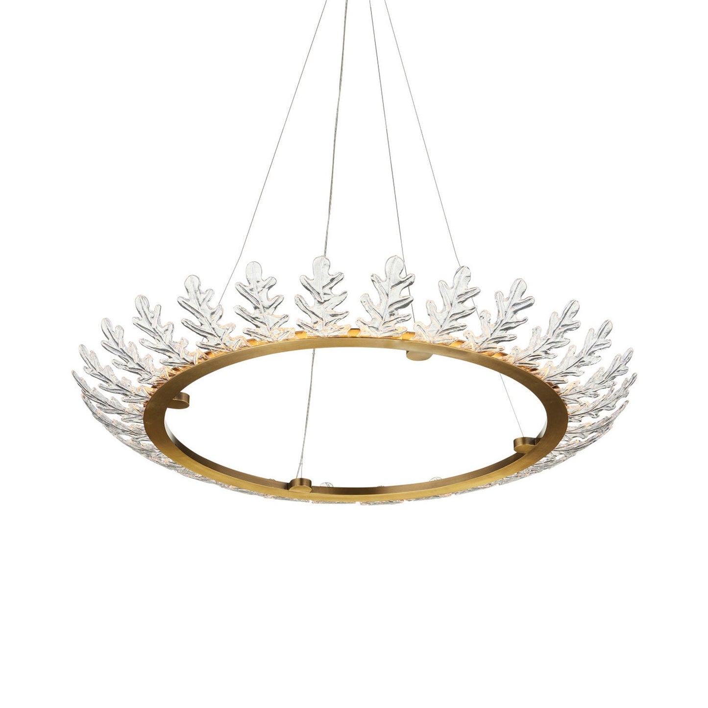Oakwreath LED Chandelier in Detail.