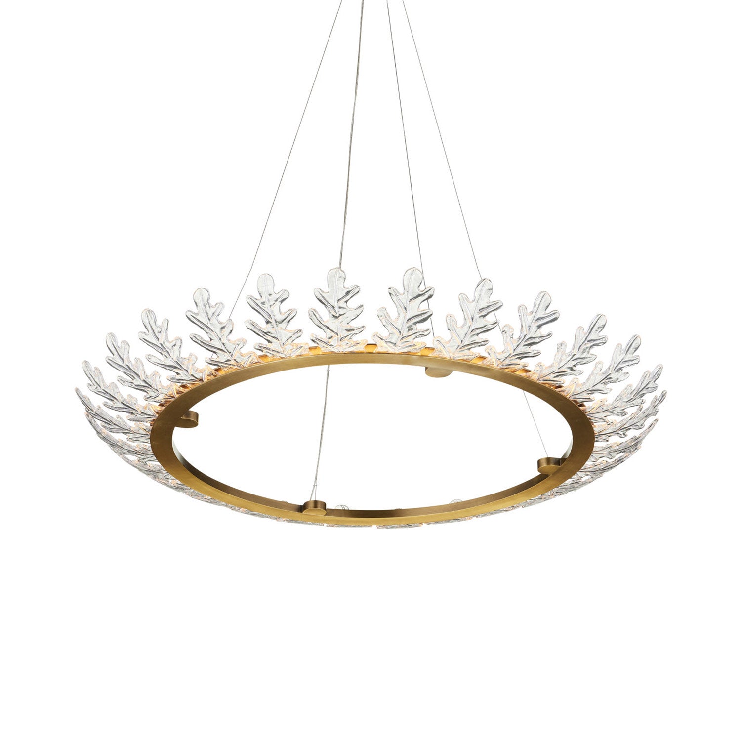 Oakwreath LED Chandelier in Detail.