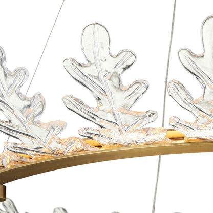 Oakwreath LED Chandelier in Detail.