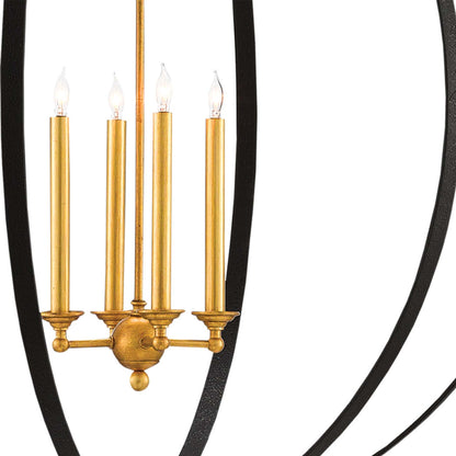 Ogden Orb Chandelier in Detail.