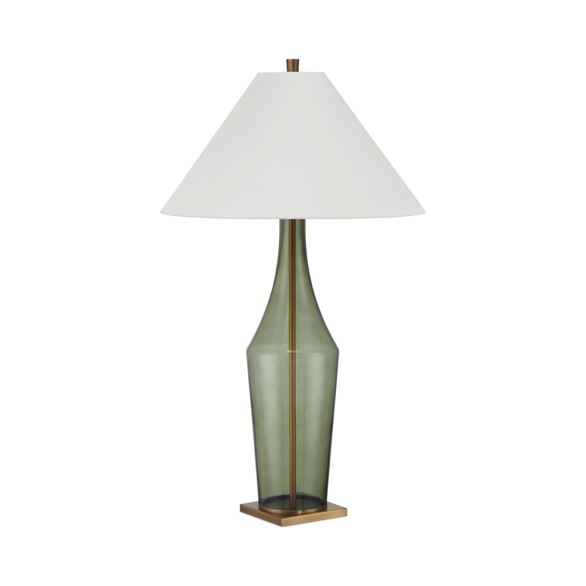 Olive Table Lamp in Detail.