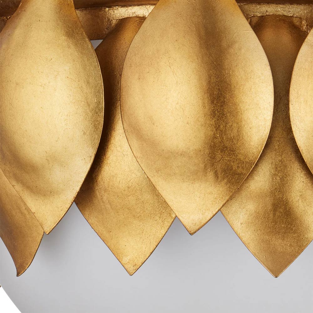 Paestum LED Flush Mount Ceiling Light in Detail.