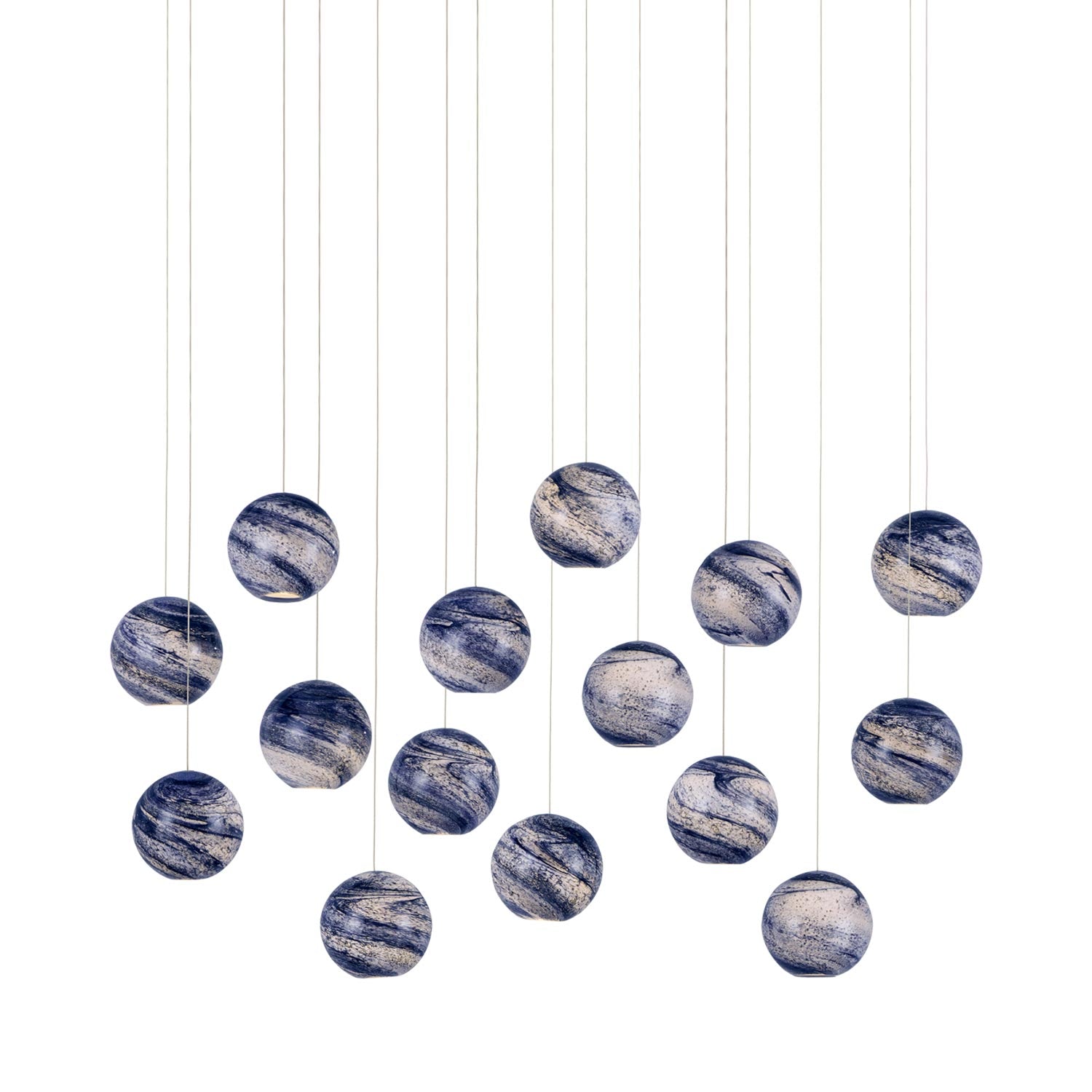 Palatino Linear Multi Pendant Light (15-Light).