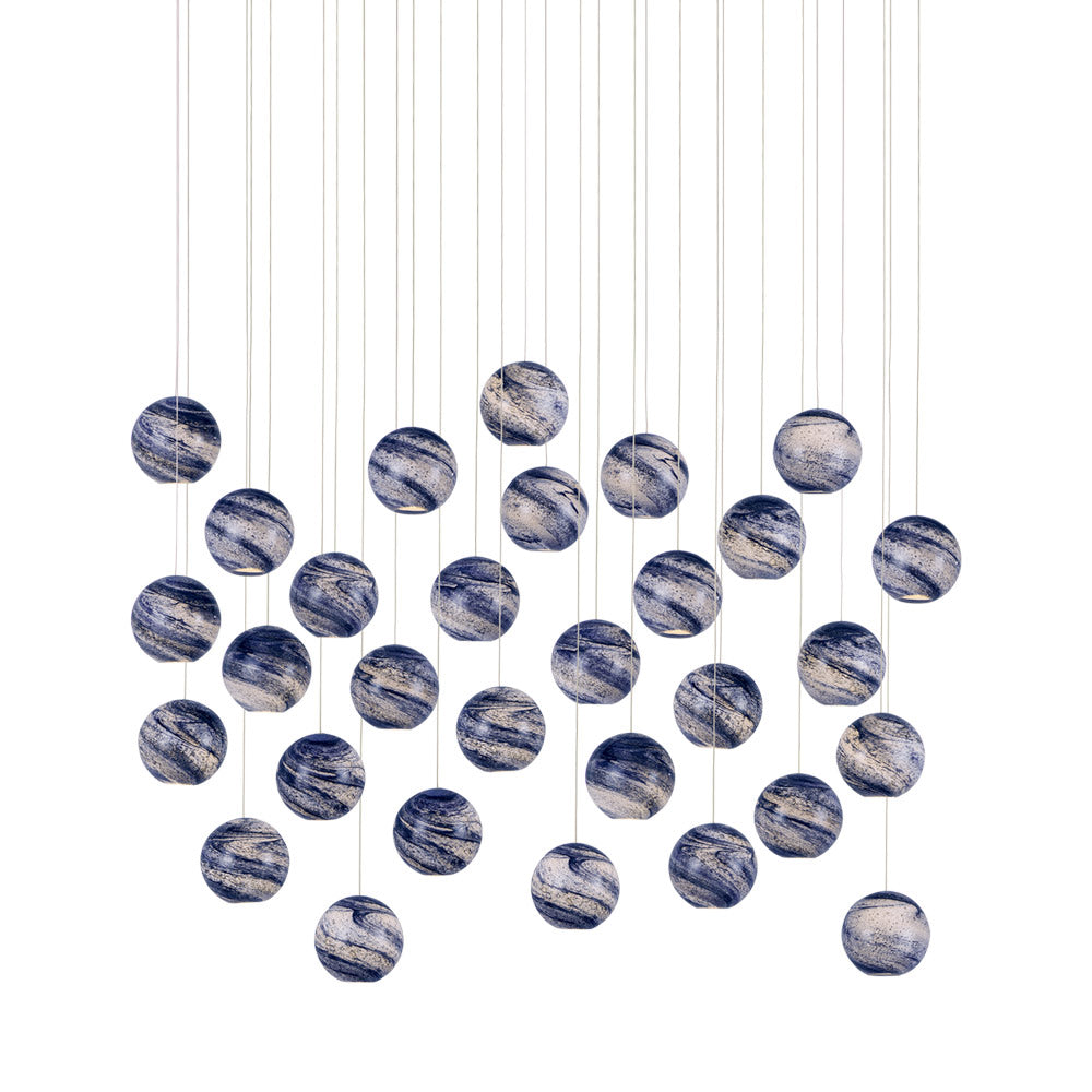 Palatino Linear Multi Pendant Light (30-Light).