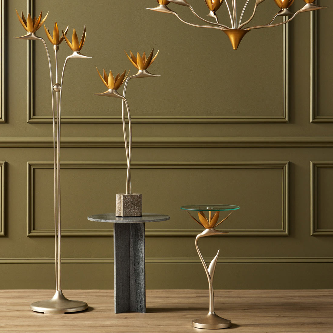 Paradiso Table Lamp in living room.