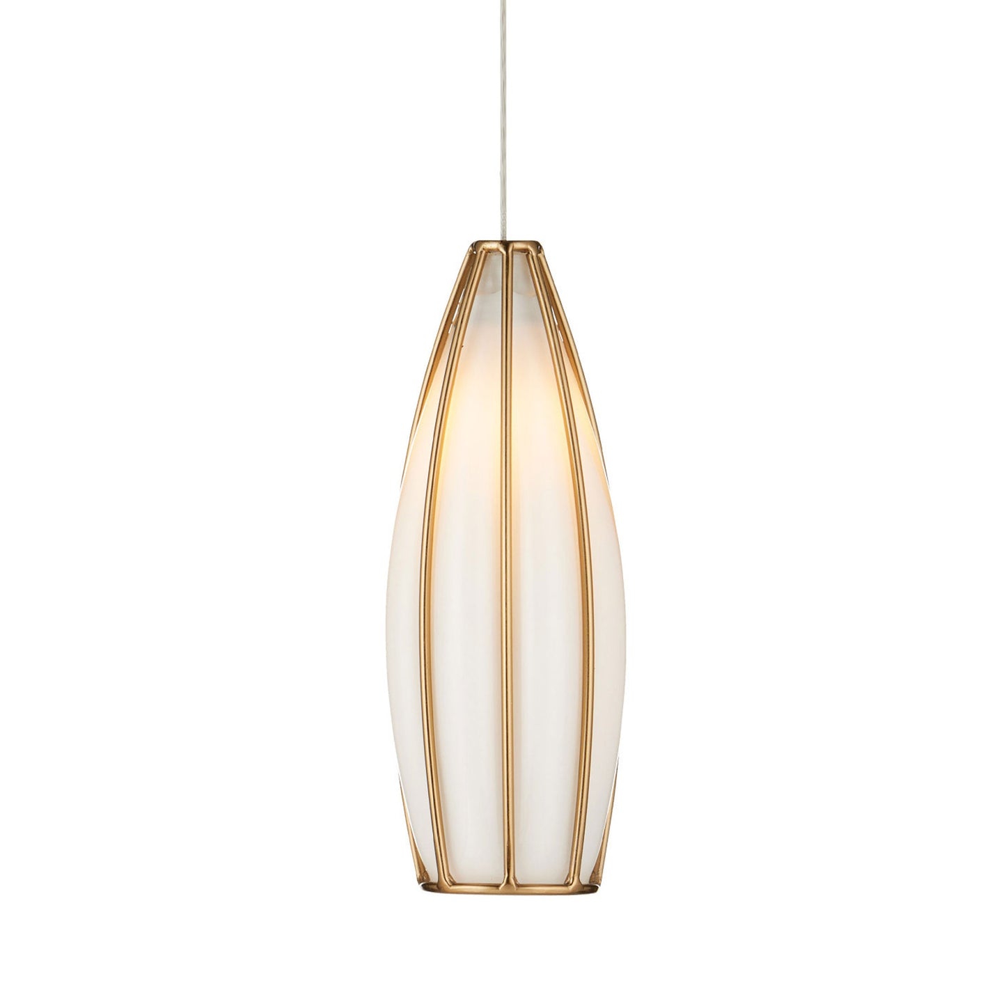 Parish Rectangular Multi Light Pendant Light in Detail.