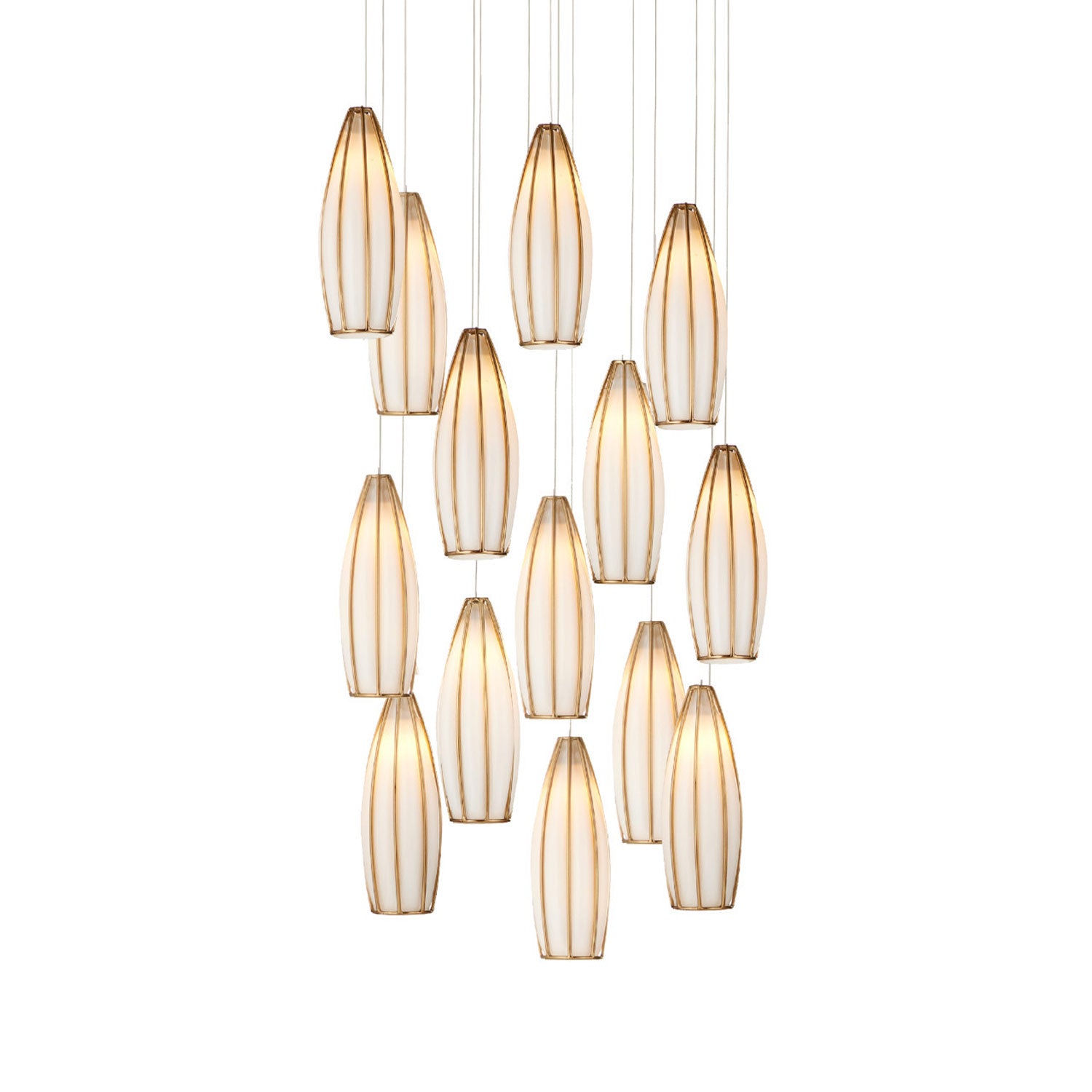 Parish Round Multi Light Pendant Light (15-Light).