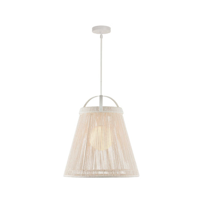 Parnell Pendant Light in White/Frosted White/Gesso White (Medium).