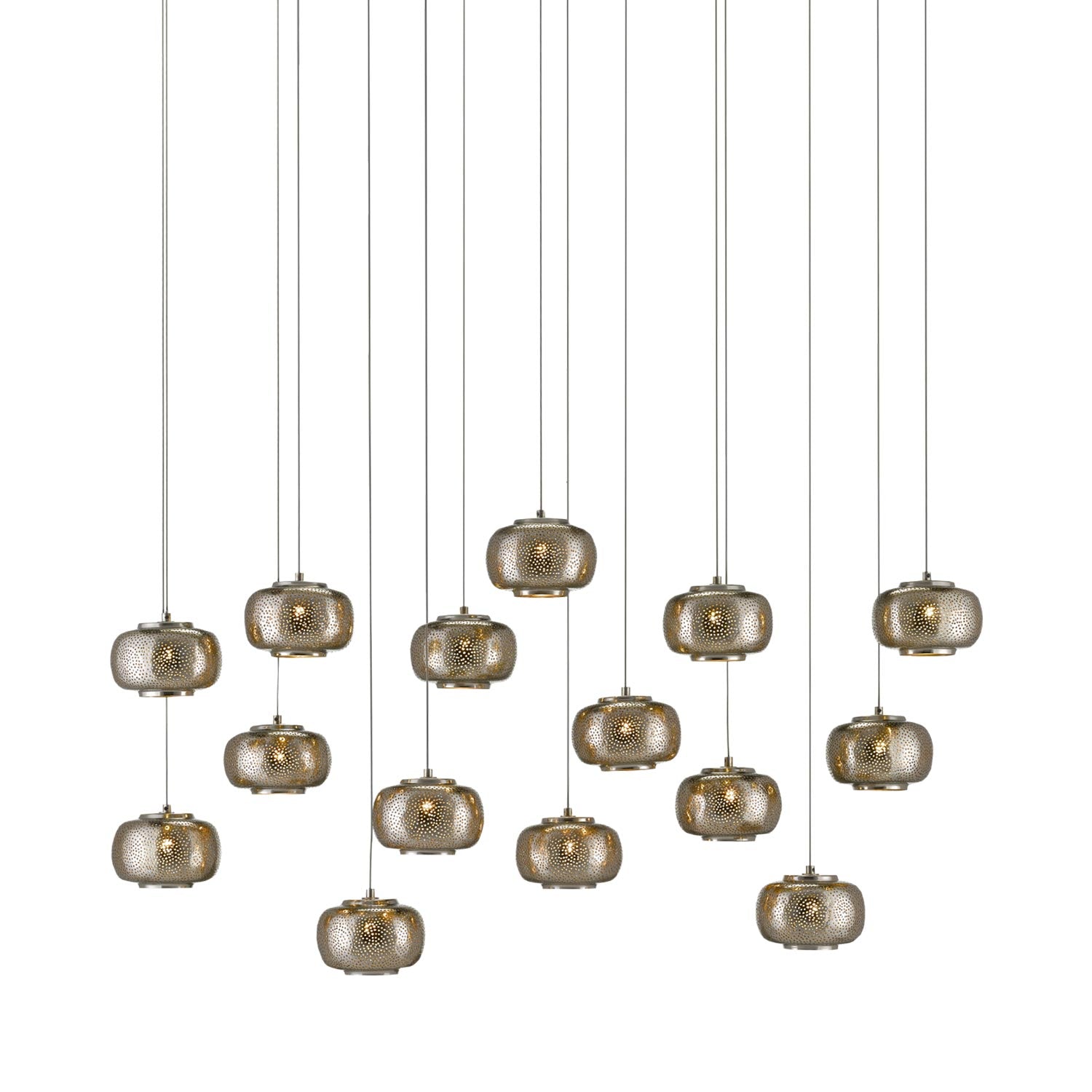 Pepper Linear Multi Pendant Light (15-Light).