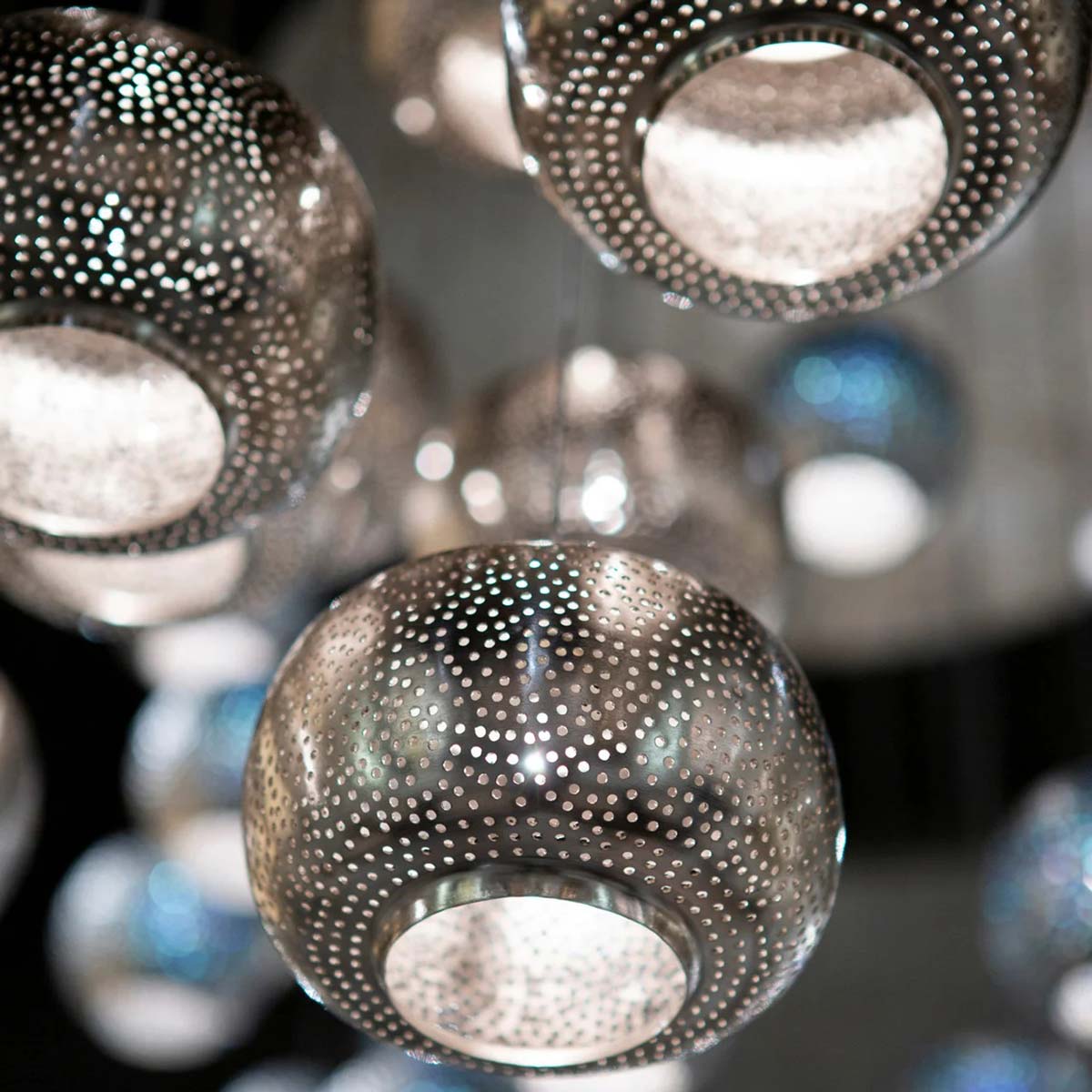 Pepper Multi Pendant Light in Detail.