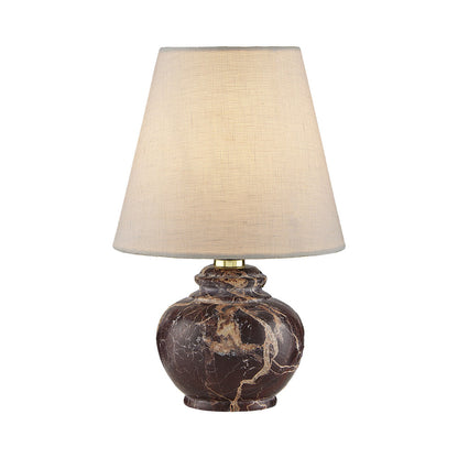Piccolo Mini Table Lamp in Oxblood.