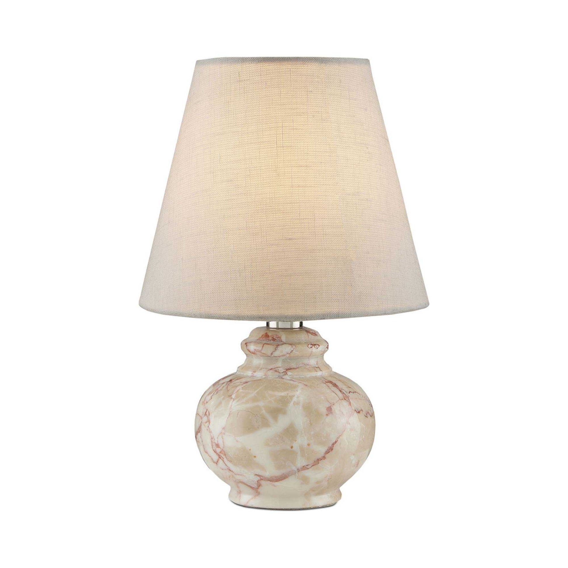 Piccolo Mini Table Lamp in Beige/Pink.
