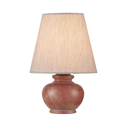 Piccolo Mini Table Lamp in Natural Rose.