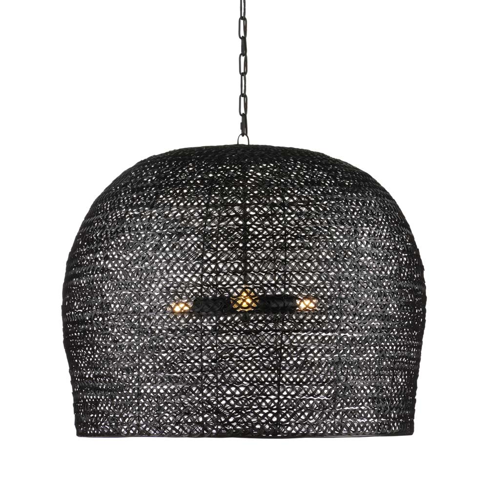 Piero Chandelier in Satin Black (Large).