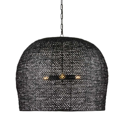Piero Chandelier in Satin Black (Large).