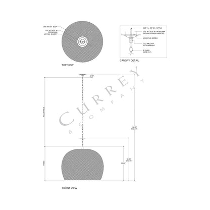 Piero Chandelier - line drawing.