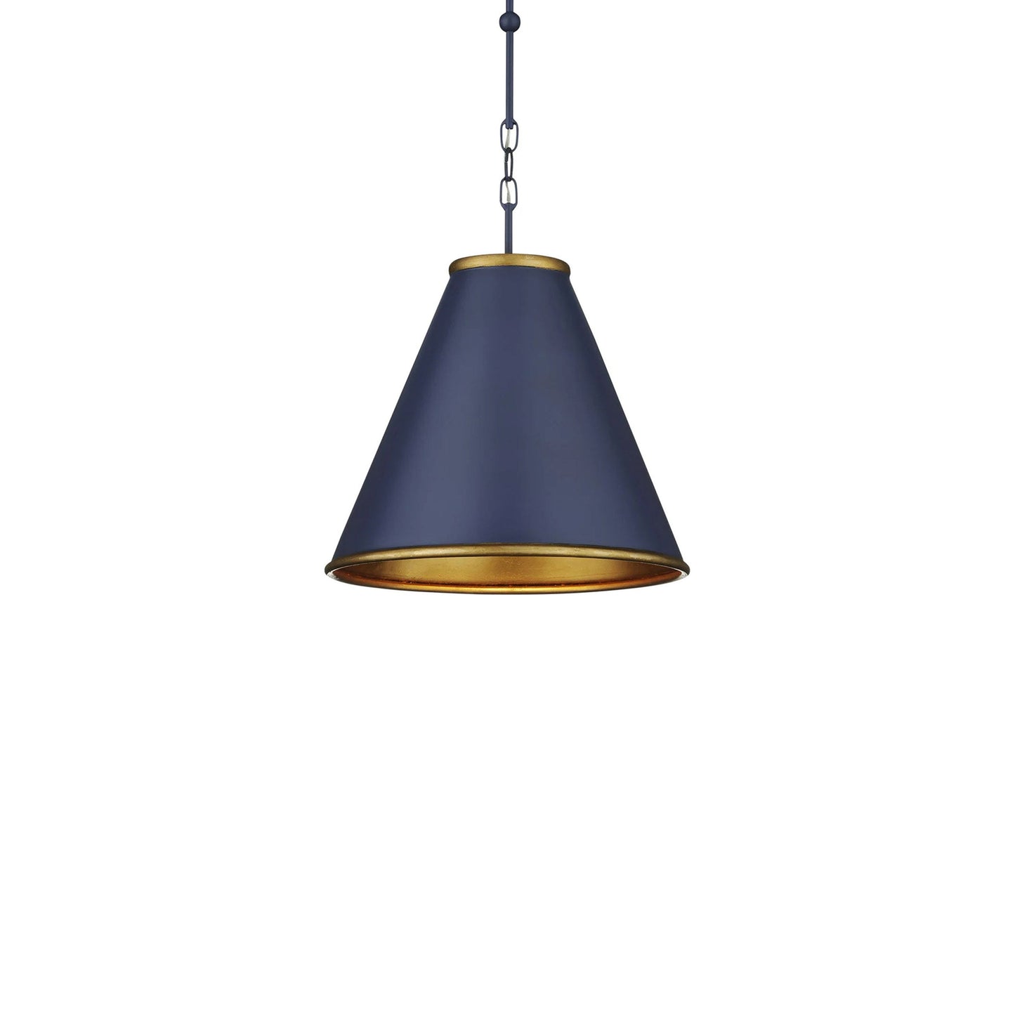 Pierrepont Pendant Light in Hiroshi Dark Blue (Small).