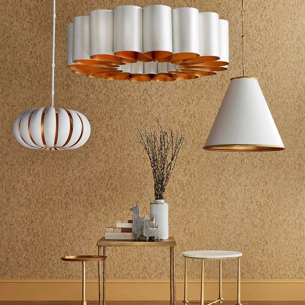 Pierrepont Pendant Light in living room.