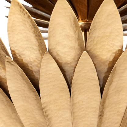 Plumage LED Semi Flush Convertible Pendant Light in Detail.